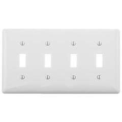 HUBBELL WIRING NP4W TOGGLE SWITCHES