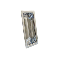 IVES Ives 227B26 Large Rectangular Flush Pull Bright Chrome