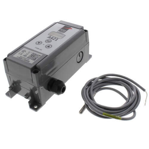 JOHNSON CONTROLS Johnson Controls A421AEC-02C Electronic Temp Control SPDT 1 Switch 6.5 ft