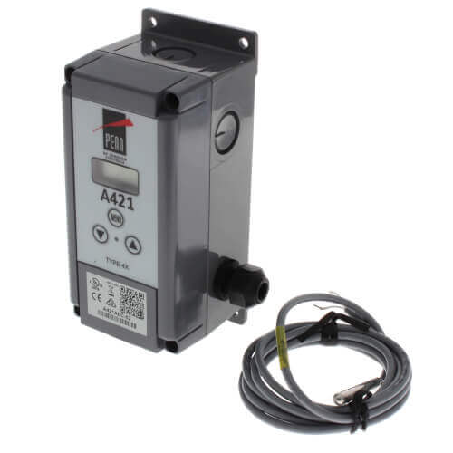 JOHNSON CONTROLS Johnson Controls A421AEC-02C Electronic Temp Control SPDT 1 Switch 6.5 ft
