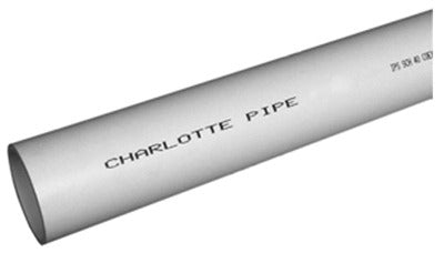 CHARLOTTE PIPE Charlotte Pipe PVC044000800 Sch 40 Foam Core Pvc Dwv Pipe 4in X 20ft