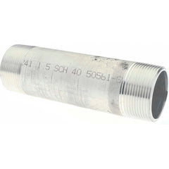 MERIT BRASS Merit Brass 8024-600 Aluminum Pipe Nipple Sch 40 6061