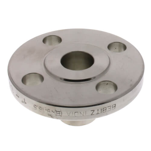 MERIT BRASS Merit Brass A45140L-16 Raised Face Weld Neck Flange 1 inch Forged 304/304L Stainless Steel 150 lb SCH 40S Bore