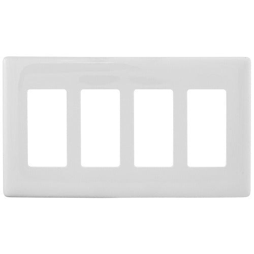 HUBBELL Hubbell Premise Wiring NPS264W 4-gang Decorator Wallplate