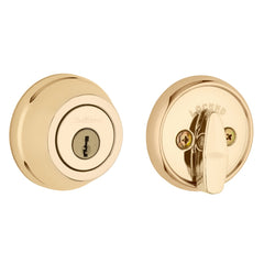KWIKSET Kwikset 780-3.STRKP Single Cylinder Deadbolt Bright Brass