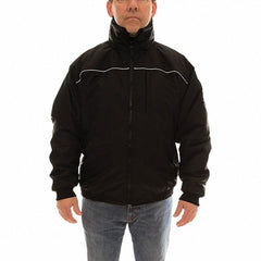 TINGLEY Tingley J26113.2X Rain Jacket 2XL Black Polyester