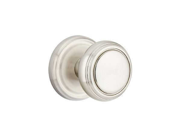 EMTEK Emtek 8100NWUS15 Norwich Knob Passage Set Satin Nickel
