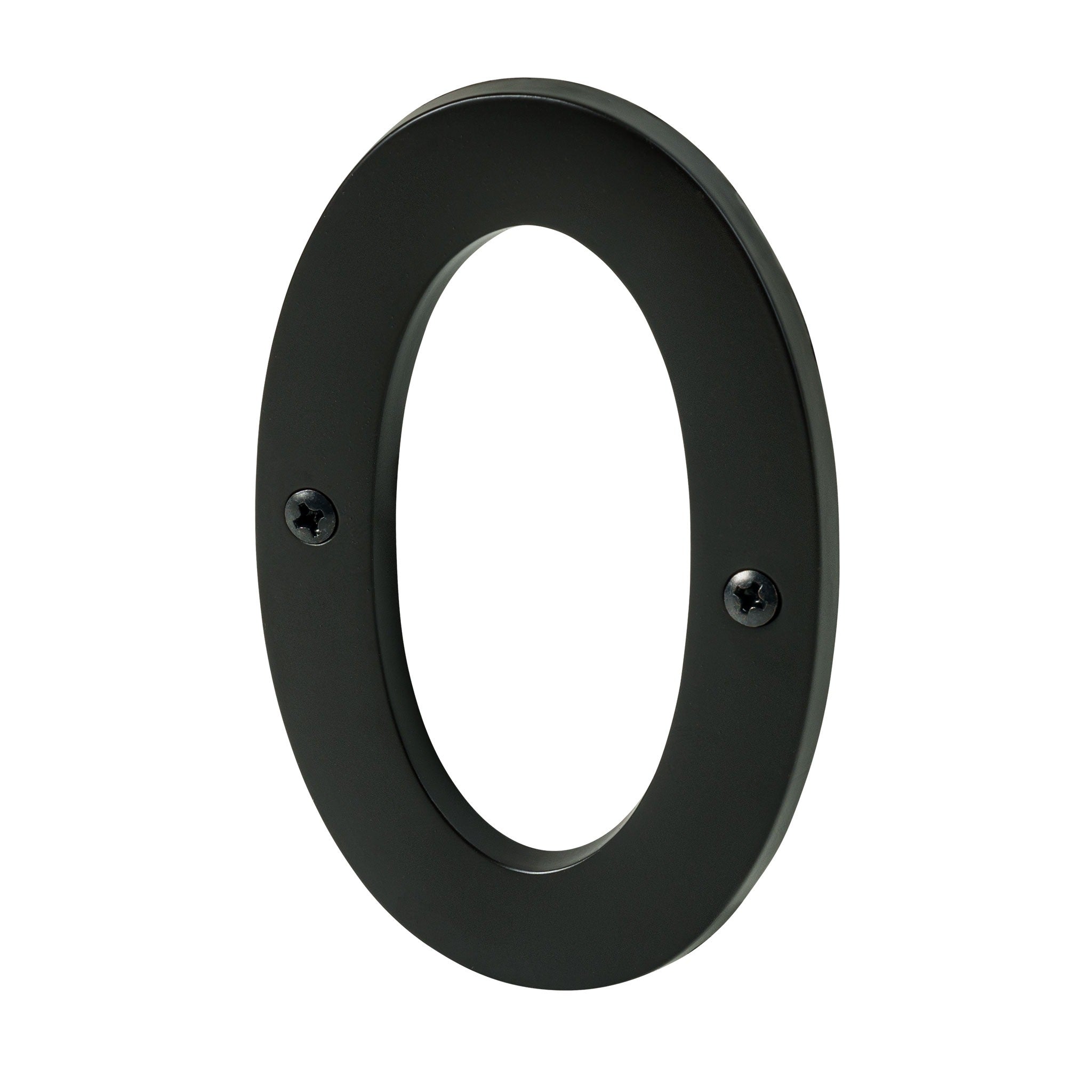 PAMEX Pamex DD074S0BL House Number 0 4in Matte Black