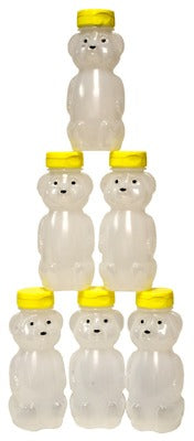 HARVEST LANE HONEY Harvest Lane Honey HONEYJAR-8-6 Honey Bear Jar 8 Oz 6