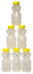 HARVEST LANE HONEY Harvest Lane Honey HONEYJAR-8-6 Honey Bear Jar 8 Oz 6