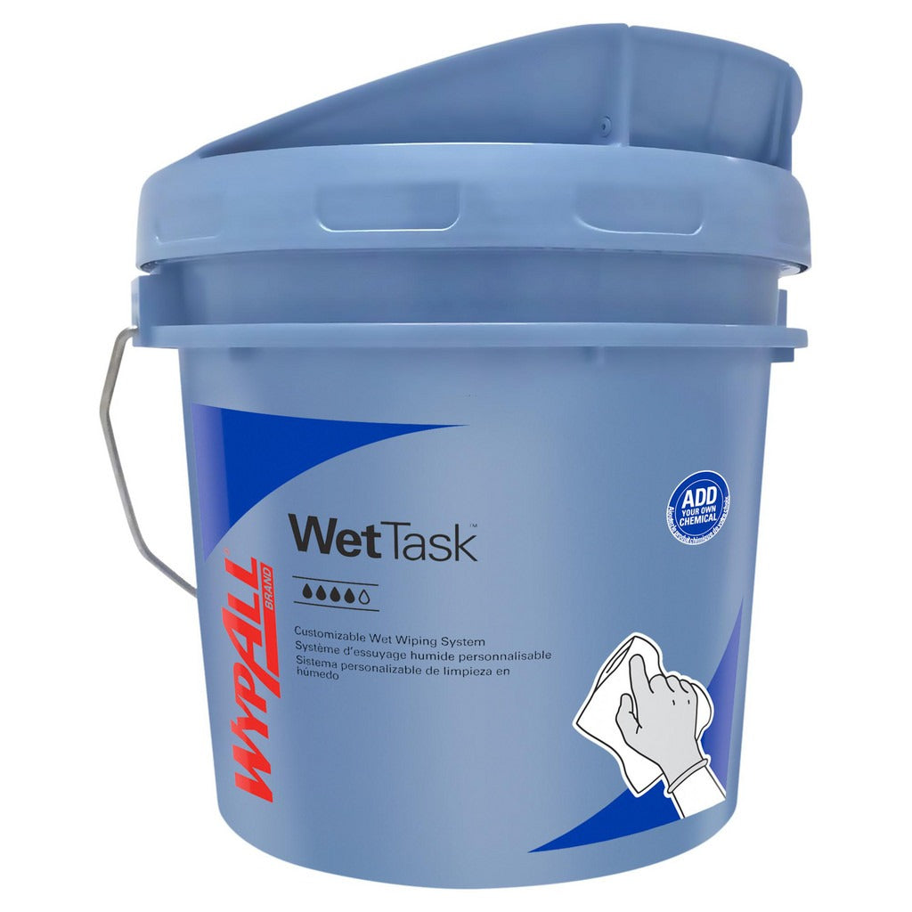 KIMBERLY-CLARK Wypall 09361 Wettask 3.5 Gallon Wet Wiping Bucket with Lid