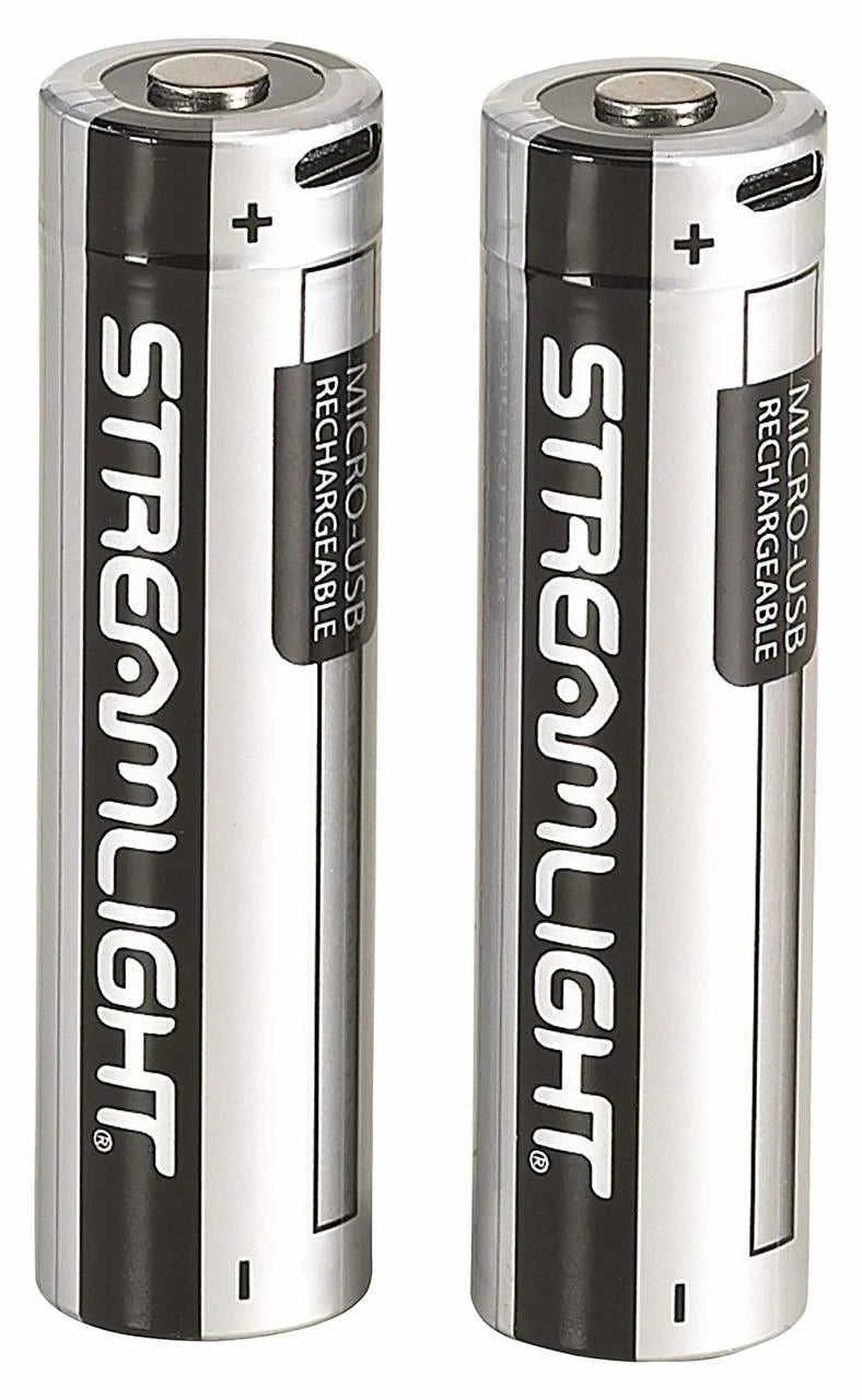 STREAMLIGHT Streamlight 22102 18650 USB Rechargeable Battery 3.7V 2600mAh (2-Pack)