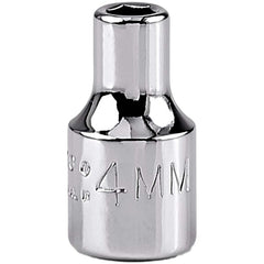 PROTO Proto J4704M Hand Socket 4 Mm 6-point 1/4 Drive