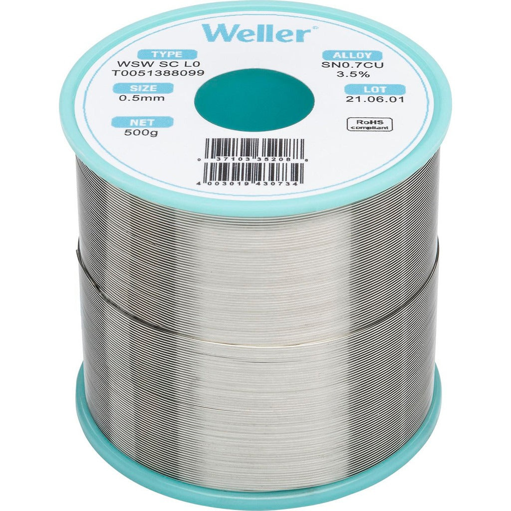 WELLER Weller T0051388099 Silver Free Alloy Solder Spool 500g