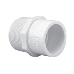 CHARLOTTE PIPE Charlotte Pipe PVC 02110 0800HA 3/4 in. x 1 in. Schedule 40 male PVC adapter (Each)