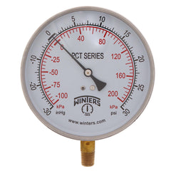 WINTERS INSTRUMENTS Winters Instruments PCT329 PCT Contractor Pressure Gauge (4.5 inches Dial)
