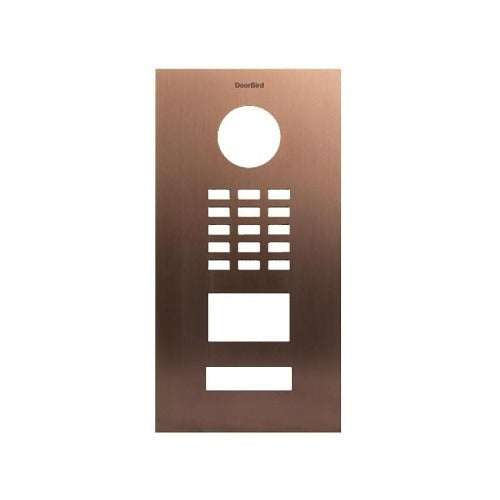 DOORBIRD Doorbird 423860865 Flush Mount Faceplate Brushed Bronze
