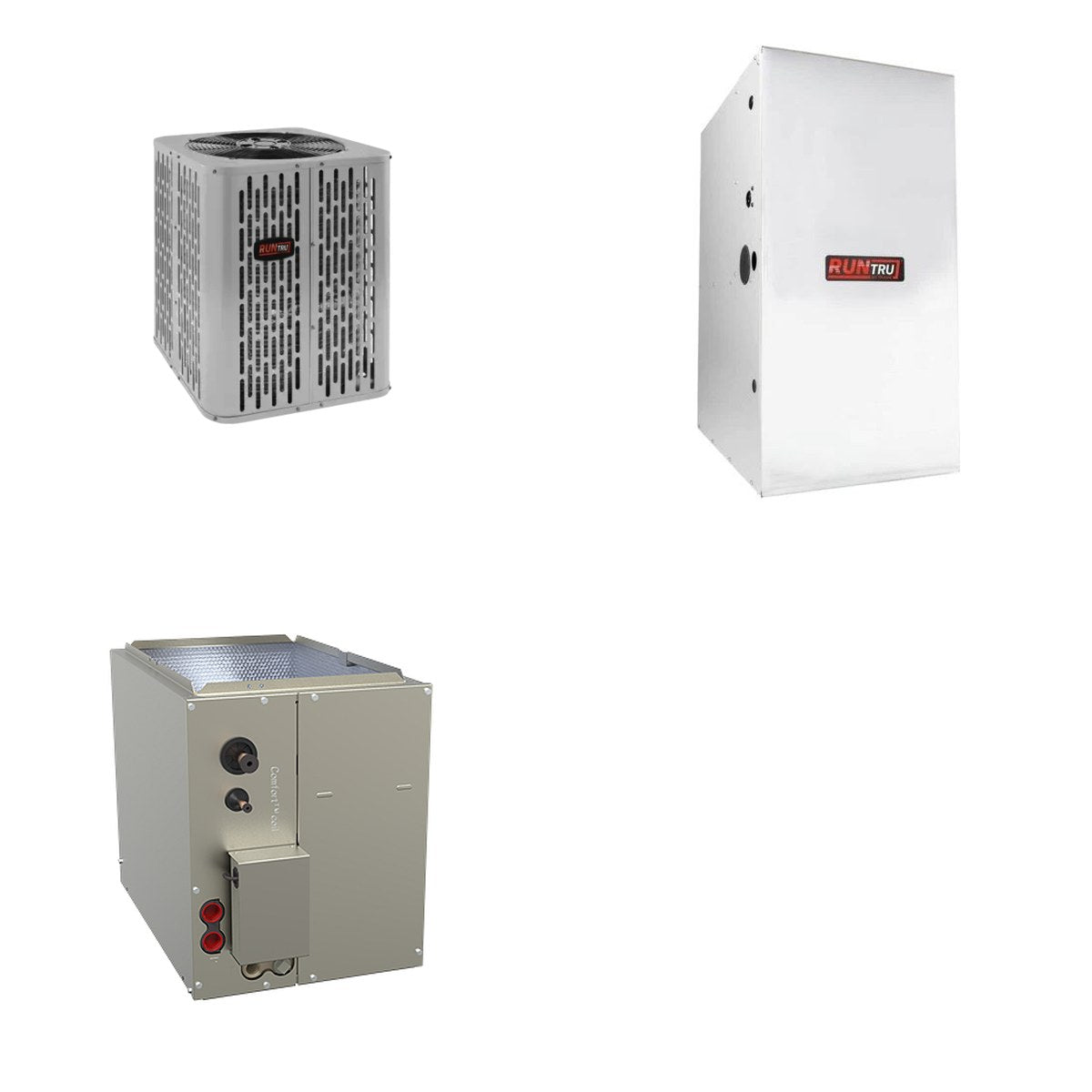 TRANE TRANE 36000 BTU R-454B 15 SEER2 Central Furnace + Coil System