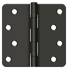 DELTANA Deltana S44R4BB10B 4x4 Radius Hinge Ball Bearing Oil Rubbed Bronze