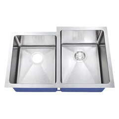 DAKOTA Dakota Plumbing Products DSM-4060-1 40/60 Undermount Kitchen Sink