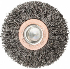 WEILER Weiler 90311 Crimped Carbon Steel Wheel Brush 2 in