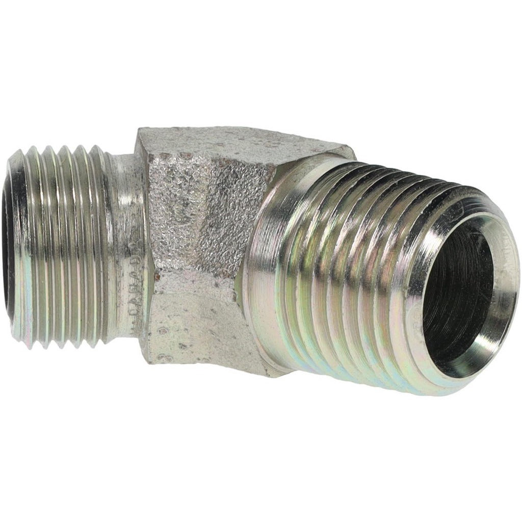 PARKER Parker 8-8 Vlo-s 45 Degree Male Elbow Orfs X Nptf 6000 Psi