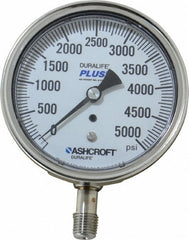 ASHCROFT Ashcroft 94243XLL Pressure Gauge 0-5000 Psi 3.5in Dial