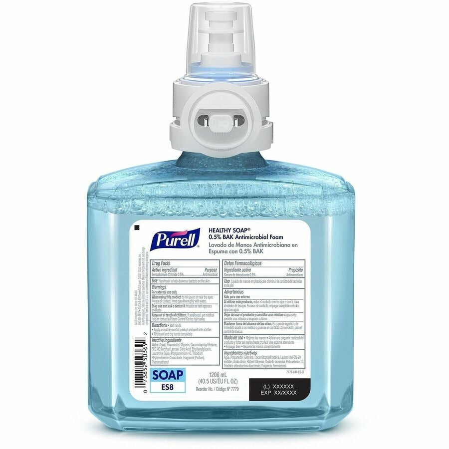 GOJO Gojo GOJ777902 Purell ES8 Healthy Soap 0.5% BAK Antimicrobial Foam (1.27 quart, 2/Carton)