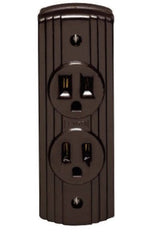 LEVITON Leviton Mfg Co C20-05238-000 Duplex Outlet Nema 5-15R Brown