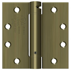 DELTANA Deltana DSH45U5 Spring Hinge 4.5x4.5 Antique Brass