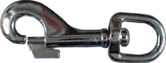 NATIONAL HARDWARE National Mfg N222-596 Nickel Bolt Snap 5/8x3-1/2 Swivel Eye