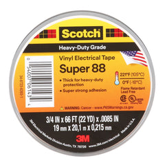 3M 3M 7000006092 Scotch Vinyl Electrical Tape 0.75 in x 66 ft (1 Roll)