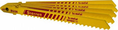 STARRETT Starrett 68720 Bi-metal Jigsaw Blade 8 Tpi U-shank 5 Pack