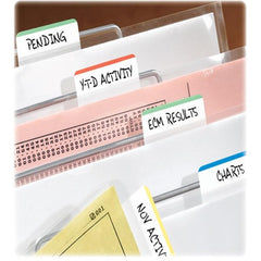 3M 3M MMM686LPGO Durable Tabs 1 x 1.5 66 Tabs (3 Pads)