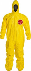 DUPONT Dupont QC127TYLLG000400 Coveralls Large Tychem 2000 4-pack