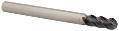 SECO TOOLS Seco 17002031 Ball End Mill 3/16 in 4 Flute Carbide Altin