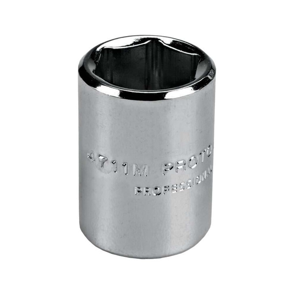 PROTO Proto J4711M 6-point Hand Socket 11mm 1/4 Drive