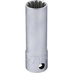 PROTO Proto J5014DPL Spline Socket 3/8 in Drive 14 Spline Deep