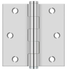 DELTANA Deltana SS33U32 Square Hinge 3x3 Bright Stainless Steel