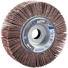 NORTON Norton 63642502675 Flap Wheel 120 Grit 4x1 Inch Aluminum Oxide
