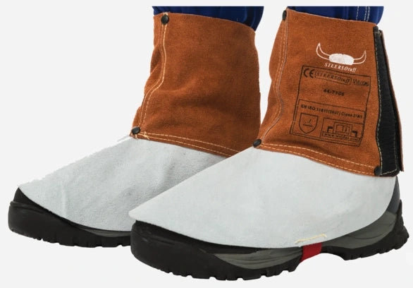 WELDAS Weldas 44-7106 Steersotuff Leather Welding Spats 6in