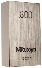 MITUTOYO Mitutoyo 611198-531 Steel Gage Block 0.8 in Grade 0