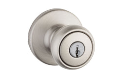 KWIKSET Kwikset 400T-15 Tylo Knob Entry Door Lock Satin Nickel