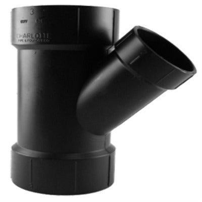 CHARLOTTE PIPE Charlotte Pipe Abs 00601 1000HA Abs Dwv Reducing Wye 2x2x1.5in