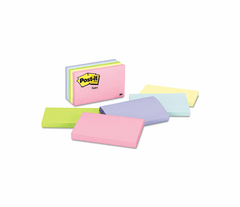 3M 3M MMM655AST Post-it Notes 3 x 5 (5 Pads/Pack) 655-AST