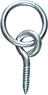 NATIONAL HARDWARE National Mfg N220-657 Hitching Ring Eye Bolt 3/8x3-1/2 Zinc