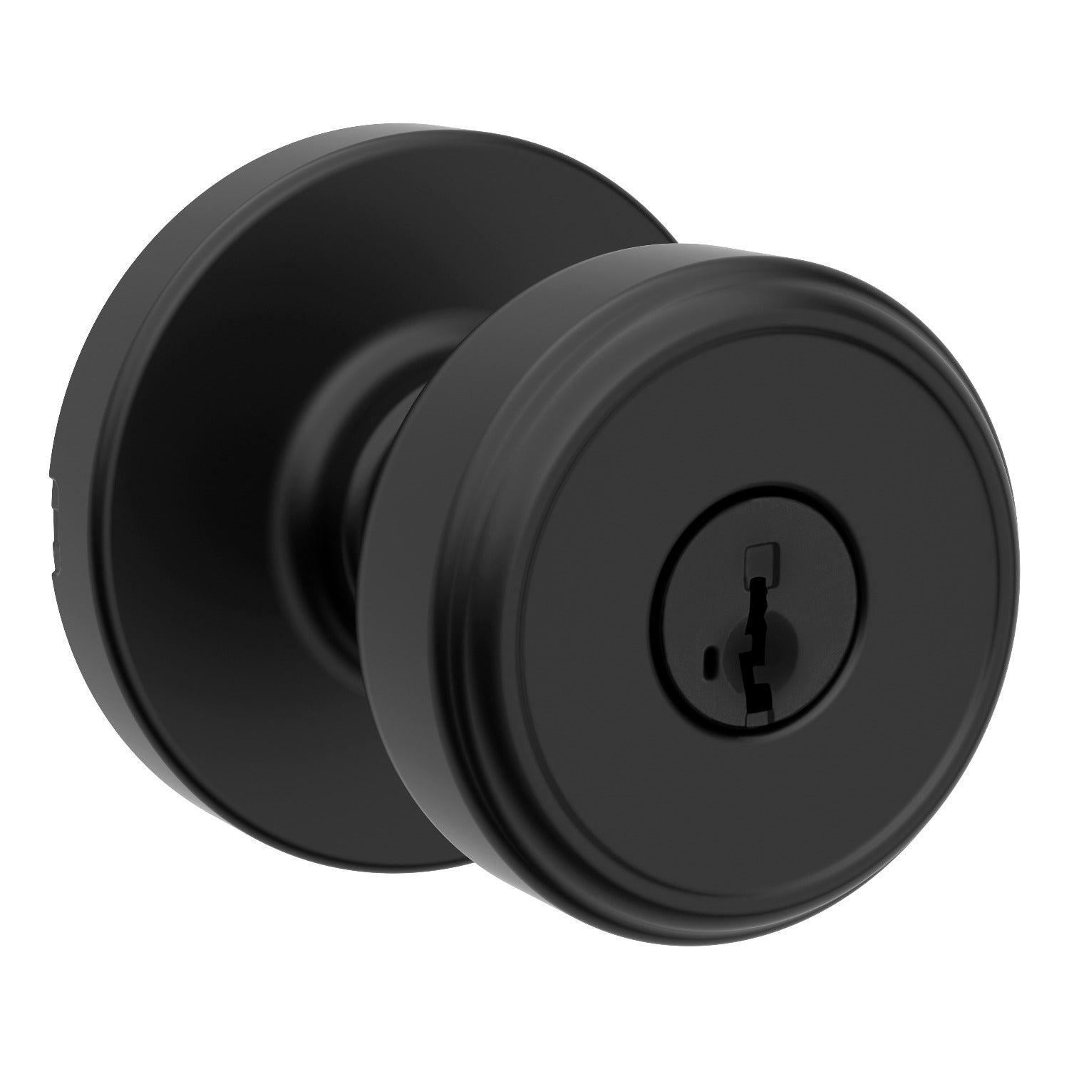 KWIKSET Kwikset 400MNKRDT-514S Maven Knob Entry Lock Smartkey