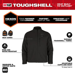 MILWAUKEE Milwaukee M100B-203X M12 Heated Toughshell Work Jacket (3XL)