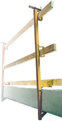 GUARDIAN FALL PROTECTION Guardian Fall Protection 15500 C-slab Grabber Guardrail Post