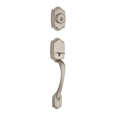 KWIKSET Kwikset 687BWLIP-15.DS Belleview Exterior Handleset Satin Nickel